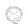 Dailydanny Aluminum Heavy Duty Lazy Susan Rotating Turntable Bearing Swivel