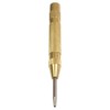 HTS 102A9 5" Brass Automatic Center Punch With Hardened Steel