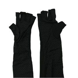 Trade One Cool Finger Fit Gloves, Black