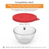 SOPHICO Silicone Replacement Lids for Pyrex Sculpted Glass & Tinted