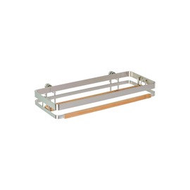 Kitchen Roll Holder Wall Mounted Towel Holder Metal 31.5 x 4 x 13 cm Silver