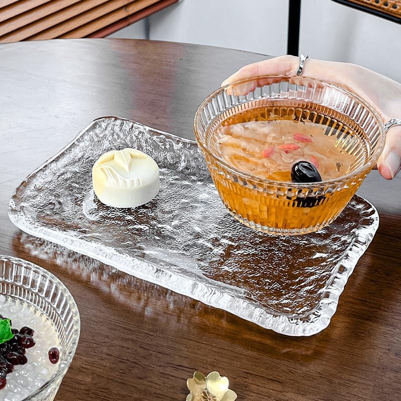Nagpew 12 Pack Small Glass Bowls Set, 12 Oz Fluted