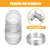 Alambre de Joyería Con Memoria Para Abalorios (200Pz-Plata)