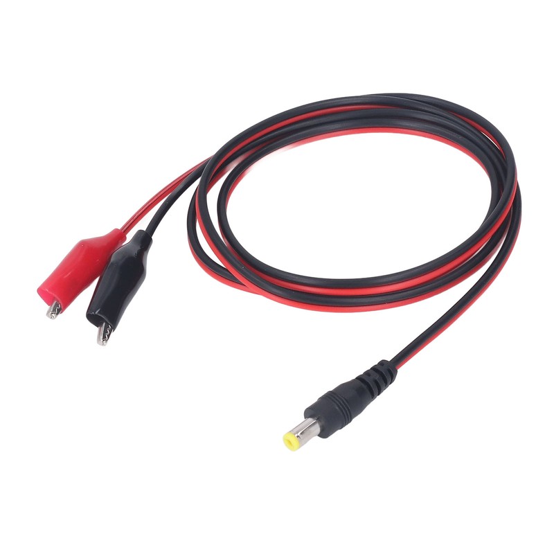 DC to Dual Test Clip Cable Copper Core Electrical Test