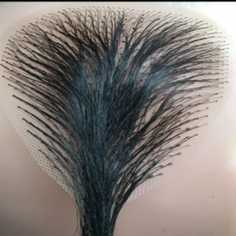 Simulation of Female Fake pubic Hair Adhesive Prosthetic Hair Paste