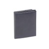 Leather Boxed Style wallet with large coin compartment LEAS, Genuine