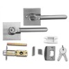 Berlin Modisch Entry Lever Door Handle Lock and Key Slim