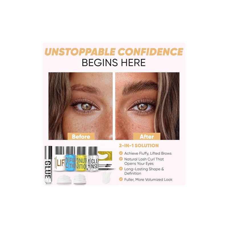 Elevate The Beauty Kit de Laminación de Cejas | Kit