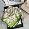 MEISEE 100% Mulberry Silk Scarfs Small Square Scarf 21" x