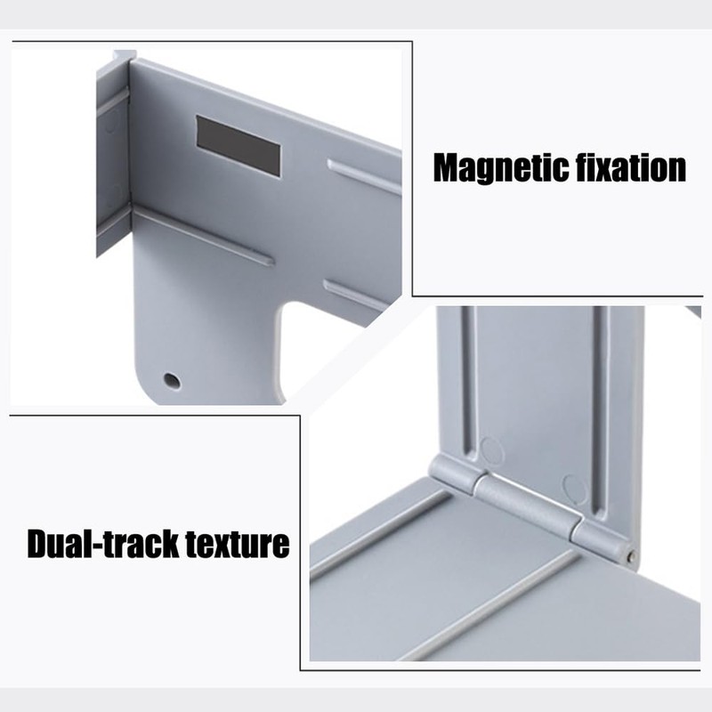 DONGKER Foldable Trash Bag Holder, Wall-Mounted Under Sink Trash Can