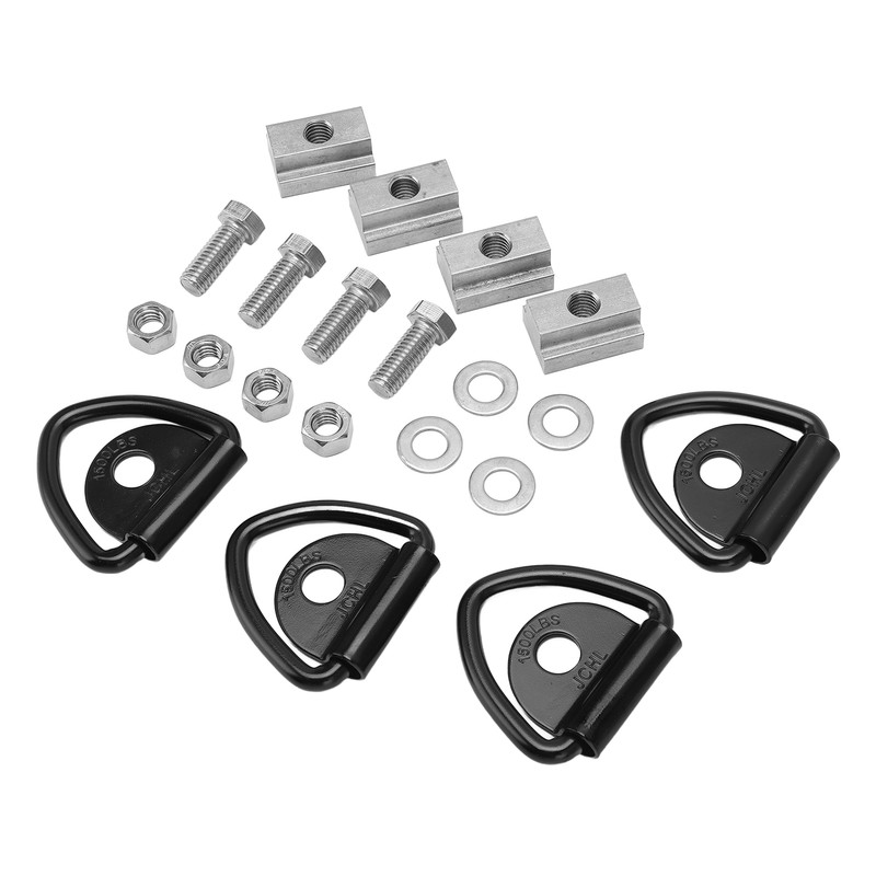 4 Set 3/8in‑16 Thread Bed Deck Rails Cleat T Slot