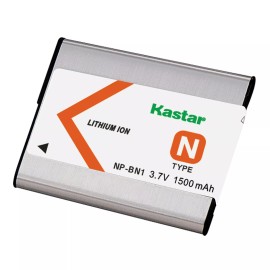 For Sony 1x Kastar Battery for Sony NP-BN1 Type N Cybershot DSC-WX150 WX220