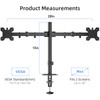 Suptek Dual Ultrawide Monitor Desk Mount,Fully Adjustable Dual Monitor Arm