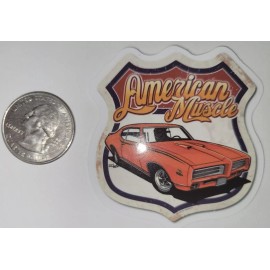 American Muscle Sticker Decal Bicycle Bike Car Laptop Sticker Automobile