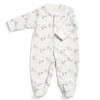 Natures Purest Organic Cotton Cream My First Friends Footless Sleepsuit