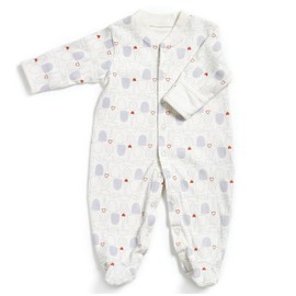 Natures Purest Organic Cotton Cream My First Friends Footless Sleepsuit - 6-9 Months