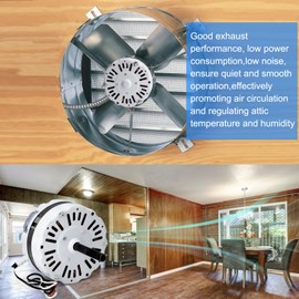 Aibabcue 97009317 Attic Fan Motor Replace for 69317, S97009317, 99080267, F0516B2516, F0516B2514, 99080239, A0516B2019,Broan 341, 344, 345, 348, 355, 358 Ventilators Fan Motor