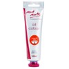 Mont Marte Premium Oil Paint, 100ml (3.4oz), Orange Red, Good