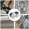Pack of 100 M5 Nuts, Self-Locking Nuts, M5 Nuts Stainless
