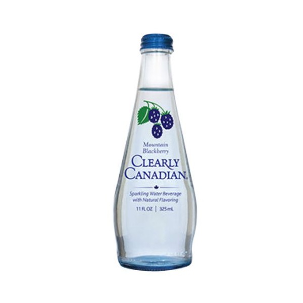 Clearly Canadian Mountain Blackberry Sparkling Water (Pack of 2)