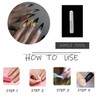 MISUD Press on Nails Long Stiletto Fake Nails Glossy Glue