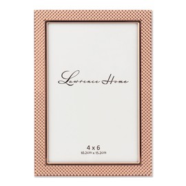 Lawrence Frames Lawrence Royal Designs 4x6 Fawn Pin Dot Pattern Copper Picture Frame, metallic