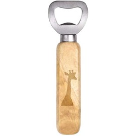 'Giraffe Silhouette' Wooden Bottle Opener (BO00094859)