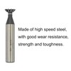 NACX 12mm x 45-Degree HSS Dovetail Cutter Milling End Mill,