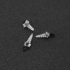 EMSea 50Pcs Fishing Lure Screws Replacement Bait Screws Pop Up