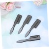 FOMIYES Eyebrow Comb Metal Fine Pins Eyebrow Brush for Brows