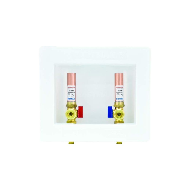 Eastman 1/2 inch Expansion PEX Connection, White Center Drain Washing