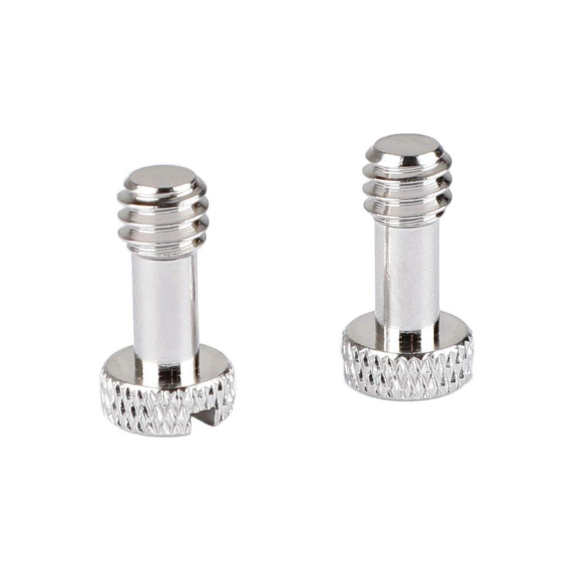 CAMVATE Standard 1/4"-20 Slotted Screw 17mm Long (2 Pieces) -