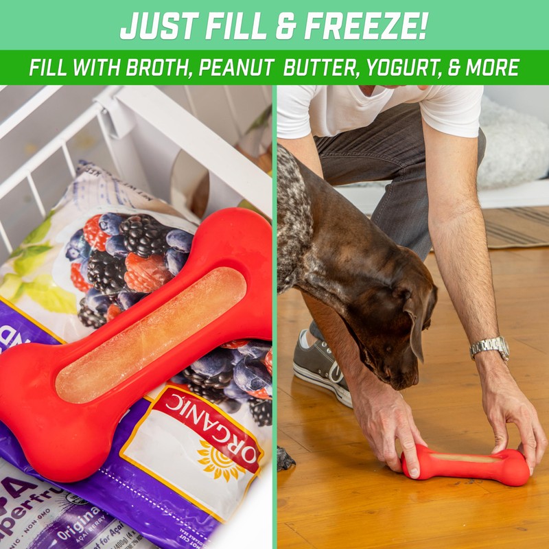 GoSports Pets PupsCream Freezable Dog Treat Station - Helps Keep