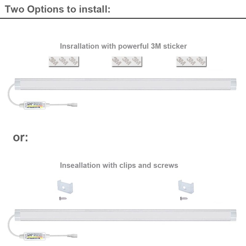 LAIFUNI Under Cabinet Lights with Remote, 20 Color Changeable Closet