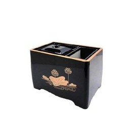 5 Type DX Props Set, Lotus Pattern, Black Border Gold