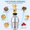 GarveeTech Garbage Disposal 1 Hp, Continuous Feed Noise Insulation Food