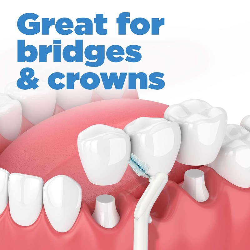 GUM Refill (tapered) Narrow with antibacterial bristles, 1 pack of