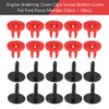KIMISS Bottom Shield Fastener, 20pcs Engine Undertray Cover Clips Screws