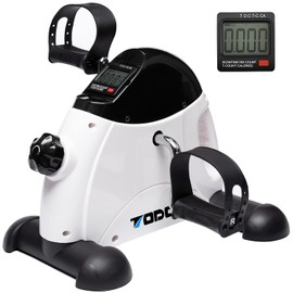 Mini Exercise Bike TODO Pedal Exerciser Foot Peddler Portable Therapy Bicycle with Digital Monitor