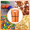 50pcs Basketball Party Favor Bags, Plastic Basketball Gift Bags with