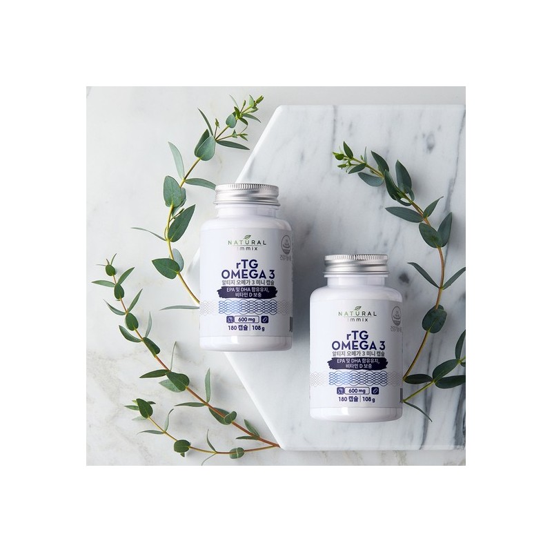 Natural E-Mix RTG Omega-3 3-Month Supply Mini Capsules / 내추럴이믹스