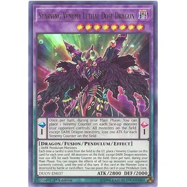 Starving Venemy Lethal Dose Dragon - DUOV-EN037 - Ultra Rare - 1st Edition