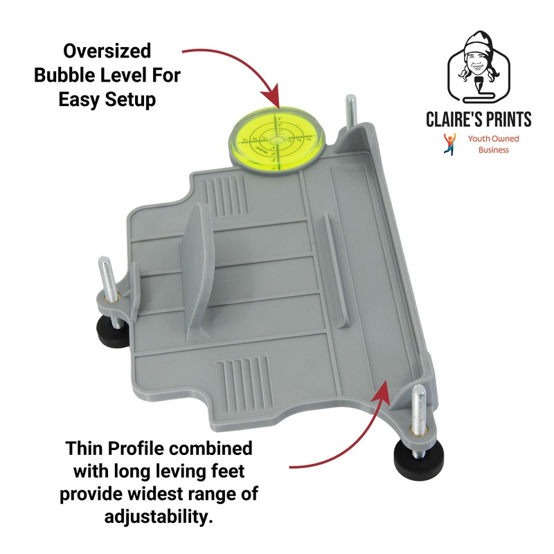 Leveling Stand Compatible with Flightscope Mevo+ - Heat Resistant, Adjustable,