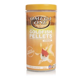 Omega One Goldfish Pellets, Sinking, 6mm Large Pellets