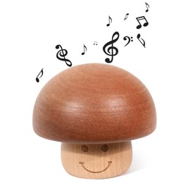 You are My Sunshine Wood Music Box,Cute Mushroom Clockwork Musical Box,Vintage Wooden Carved Smile Music Boxes for Valentine's Day/Birthday/Christmas (You are my Sunshine)