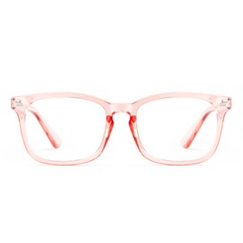 Cyxus Pink Red Computer Blue Light Blocking Nerd Candy Glasses for Women, Anti Eye Strain Eyewear UV Headaches for Digital Screens