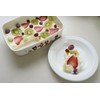 Fuji Hollow Monchhichi Shallow Type Square Container L 1.6L Lets!