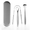 INF Stainless Steel Tongue Scraper Pack of 3, Eliminate Bad