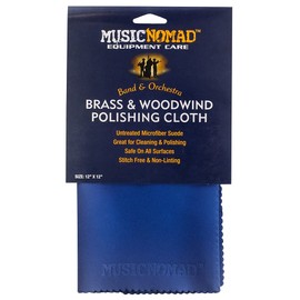 MusicNomad Brass & Woodwind Premium Microfiber Polishing Cloth (MN730)