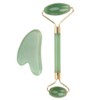 Natural Double Head Green Aventurine Jade Stone Roller & Scrapping